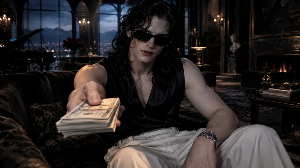 Vampire in the Money Flex meme